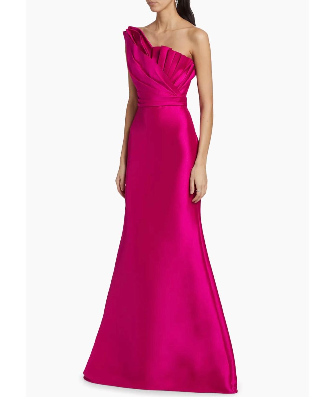 BADGLEY MISCHKA Фуксия вечернее платье, фото 3