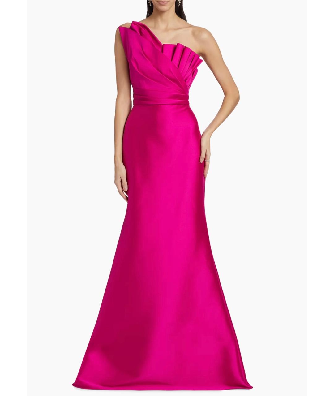 BADGLEY MISCHKA Фуксия вечернее платье, фото 2