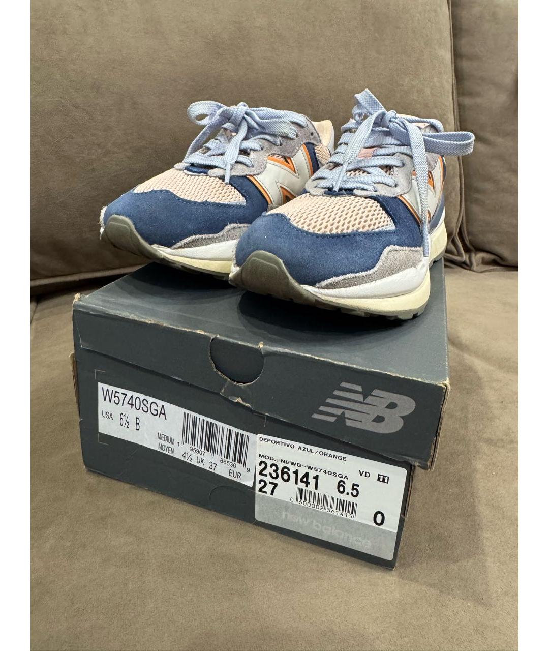 NEW BALANCE Мульти замшевые кроссовки, фото 6
