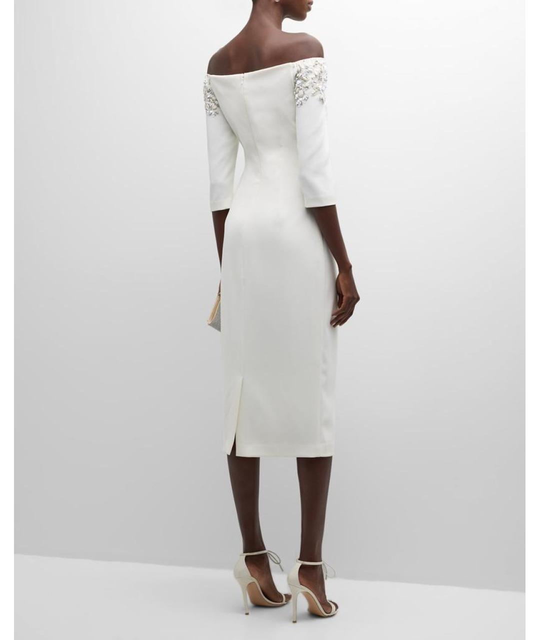 BADGLEY MISCHKA Белое коктейльное платье, фото 7