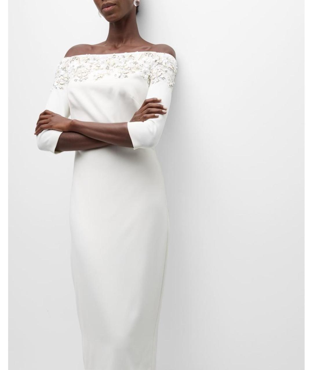 BADGLEY MISCHKA Белое коктейльное платье, фото 6