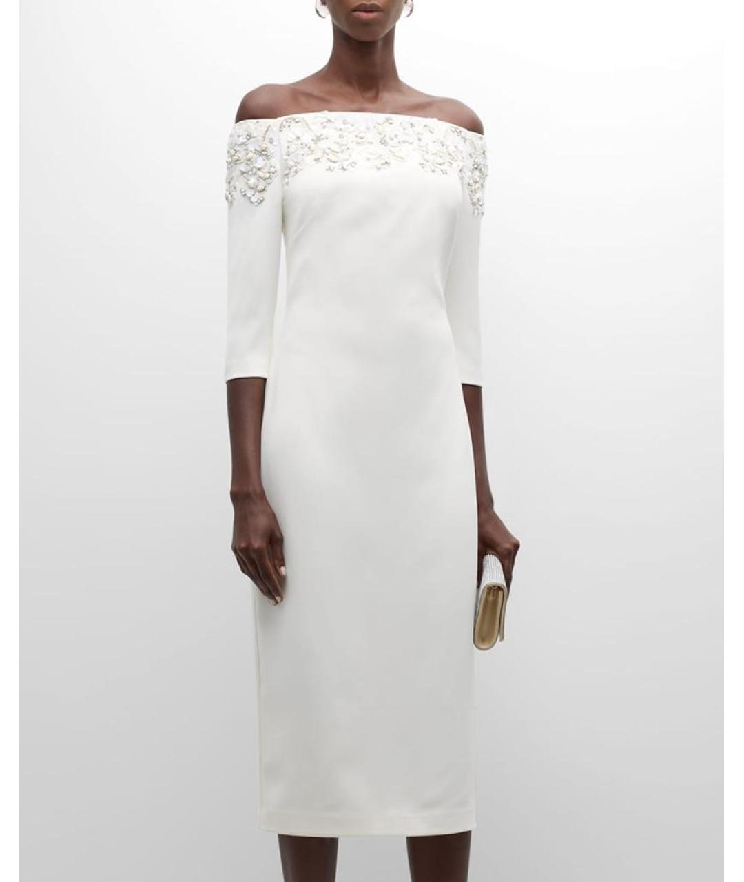 BADGLEY MISCHKA Белое коктейльное платье, фото 5