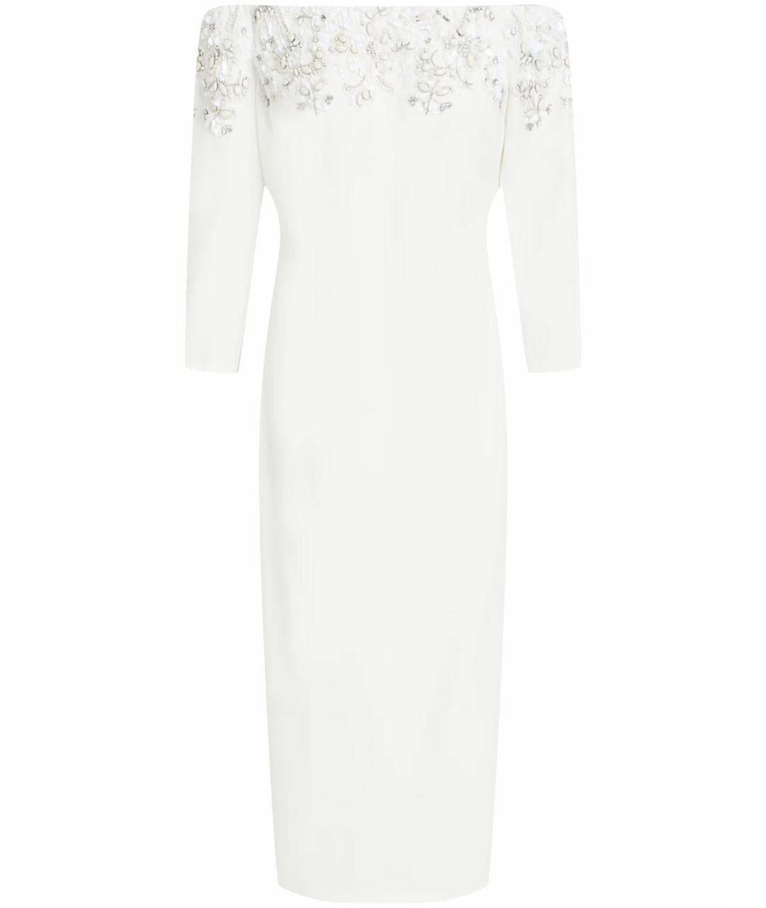 BADGLEY MISCHKA Белое коктейльное платье, фото 1