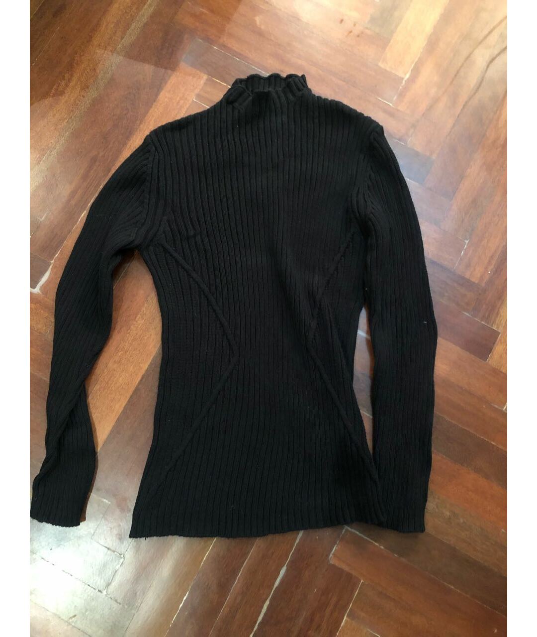 PAL ZILERI Черный хлопковый джемпер / свитер, фото 4