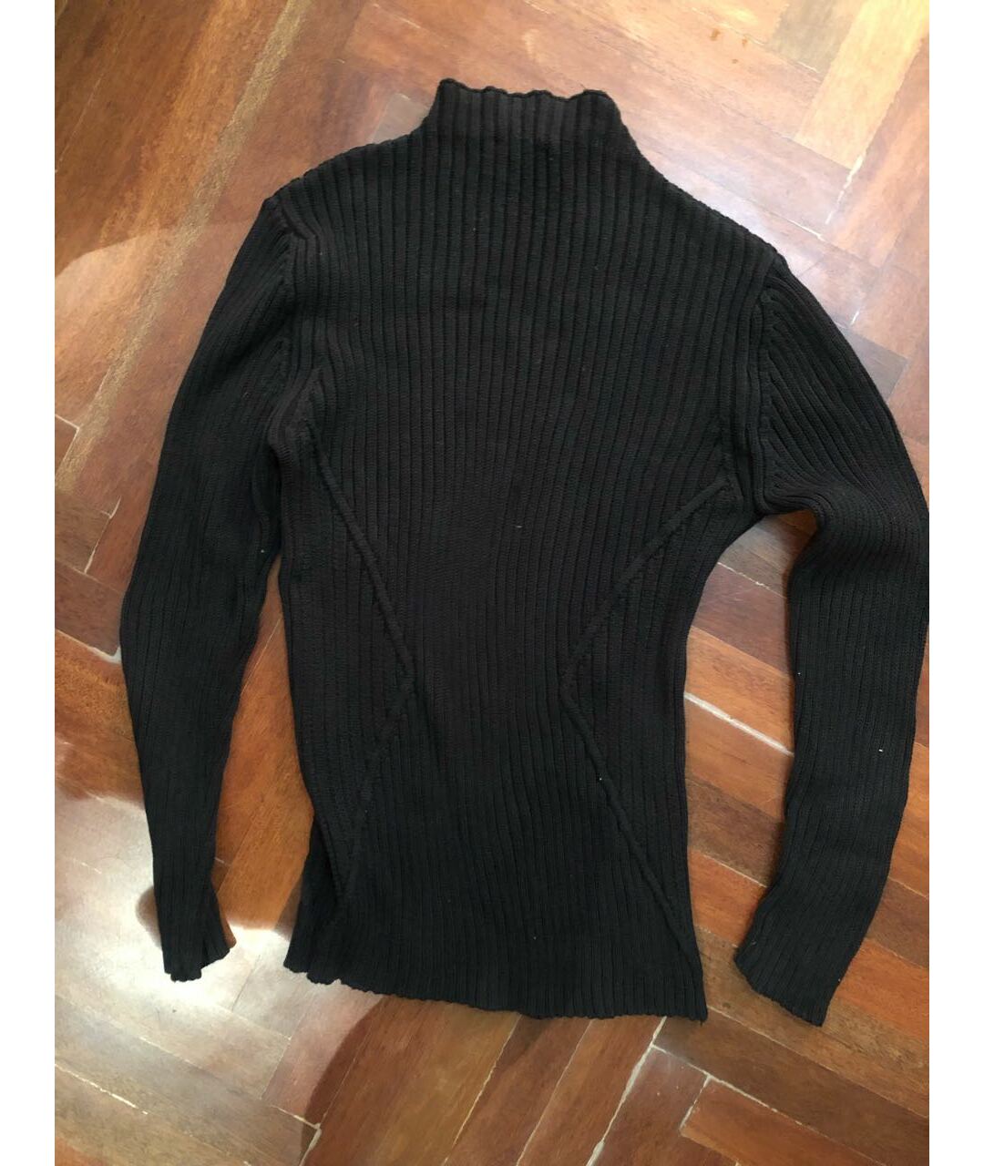PAL ZILERI Черный хлопковый джемпер / свитер, фото 6