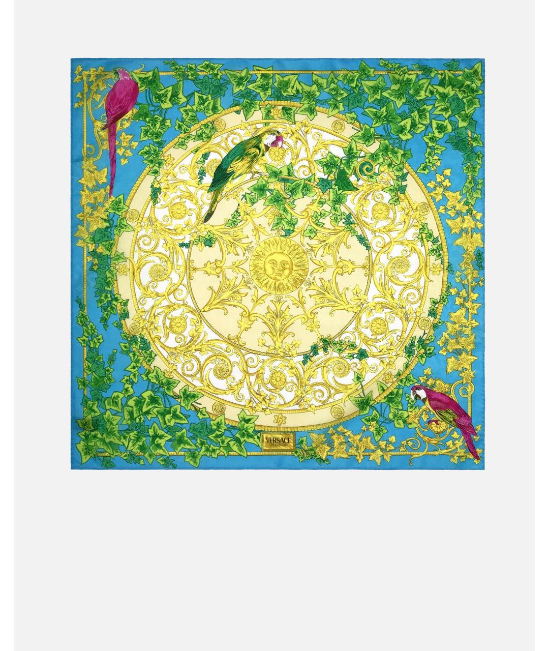 VERSACE Хлопковый платок, фото 4