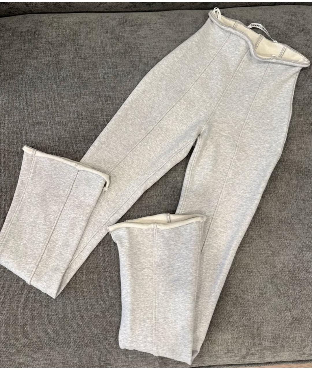 ALEXANDER WANG Серый хлопковый спортивные костюмы, фото 6