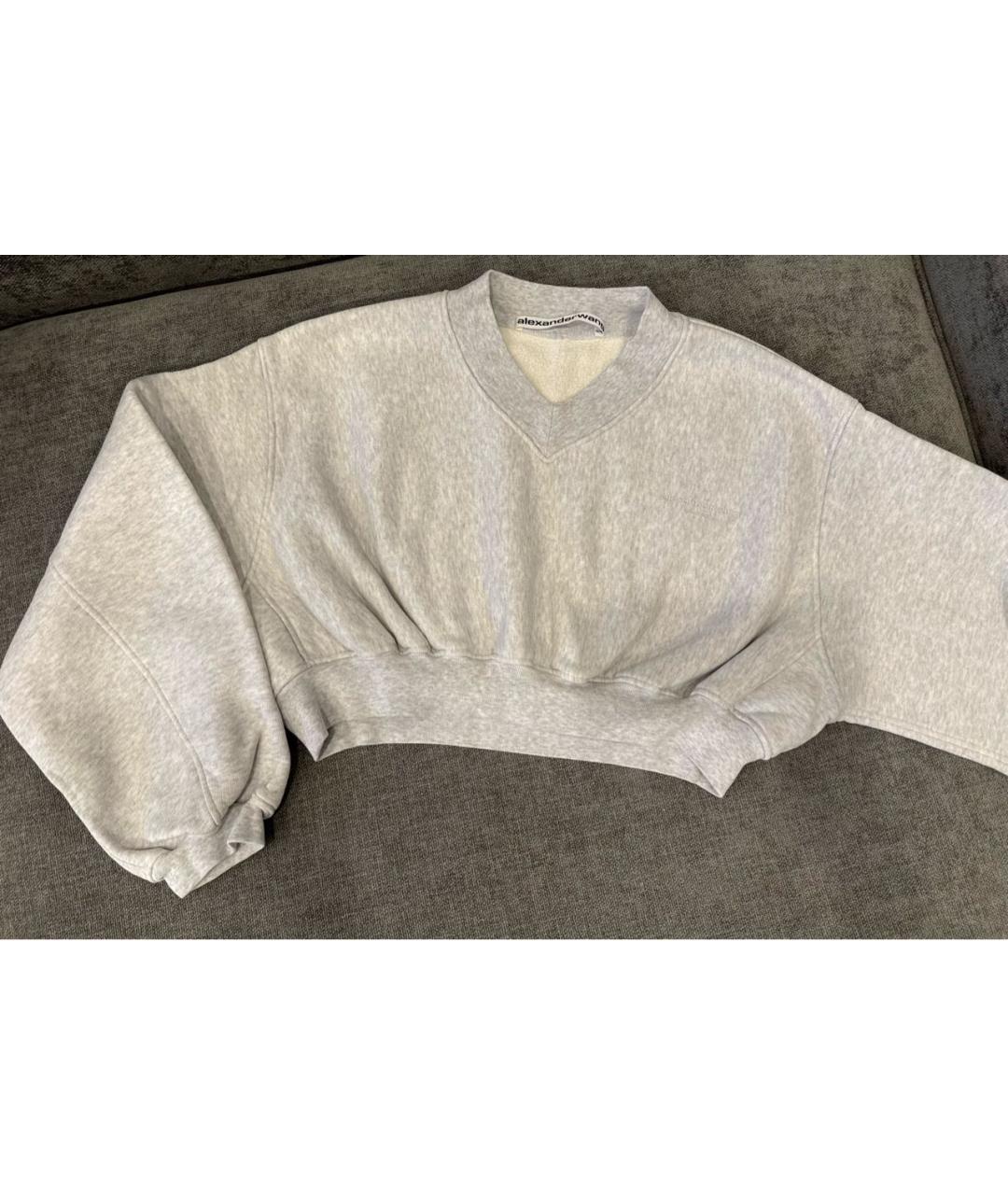 ALEXANDER WANG Серый хлопковый спортивные костюмы, фото 5