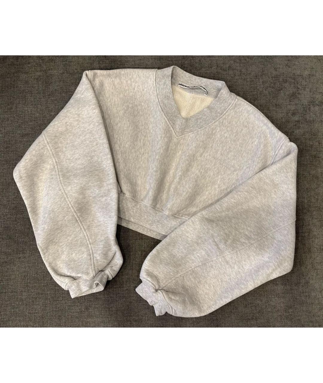 ALEXANDER WANG Серый хлопковый спортивные костюмы, фото 8