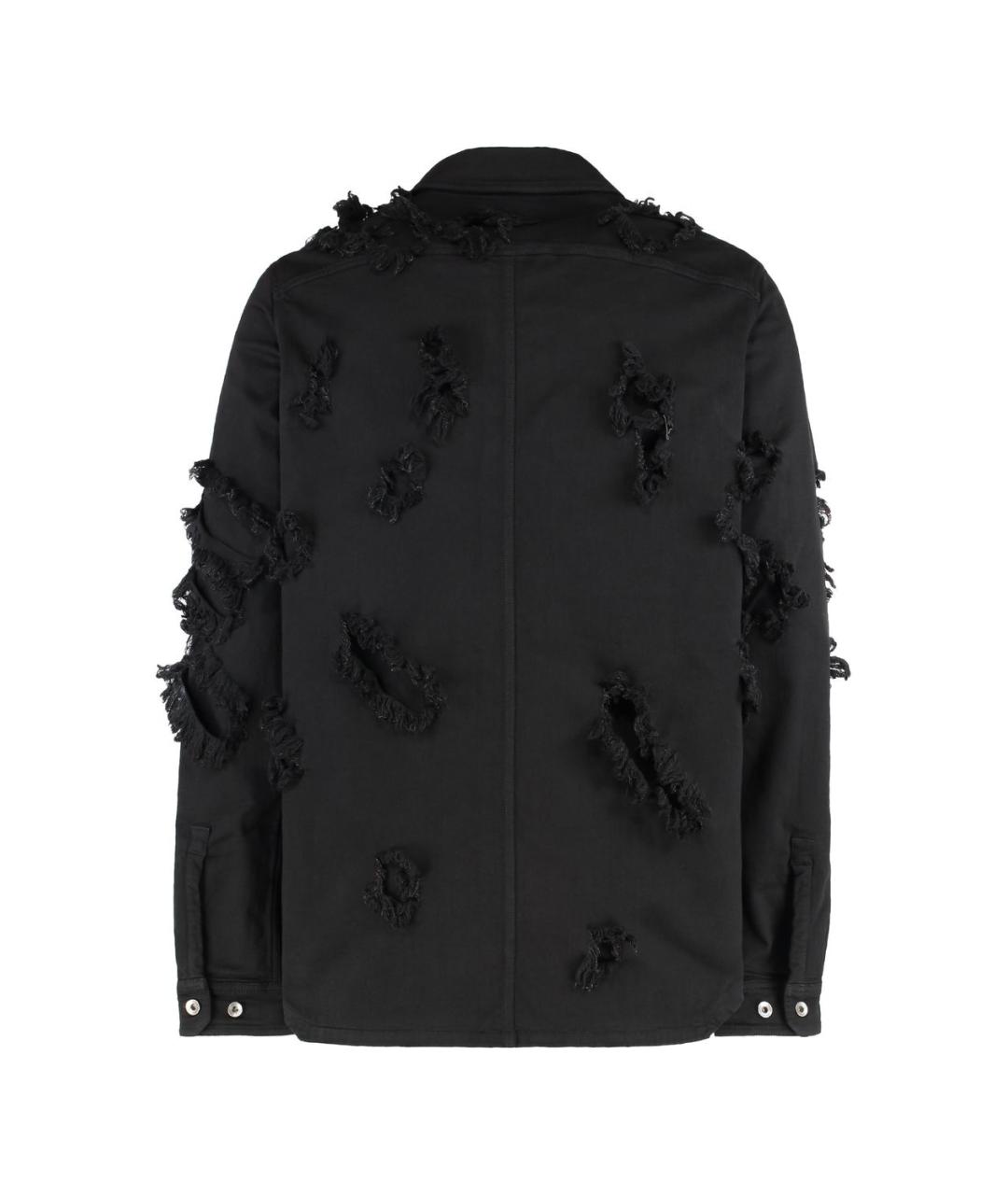 RICK OWENS DRKSHDW Черная хлопковая куртка, фото 2