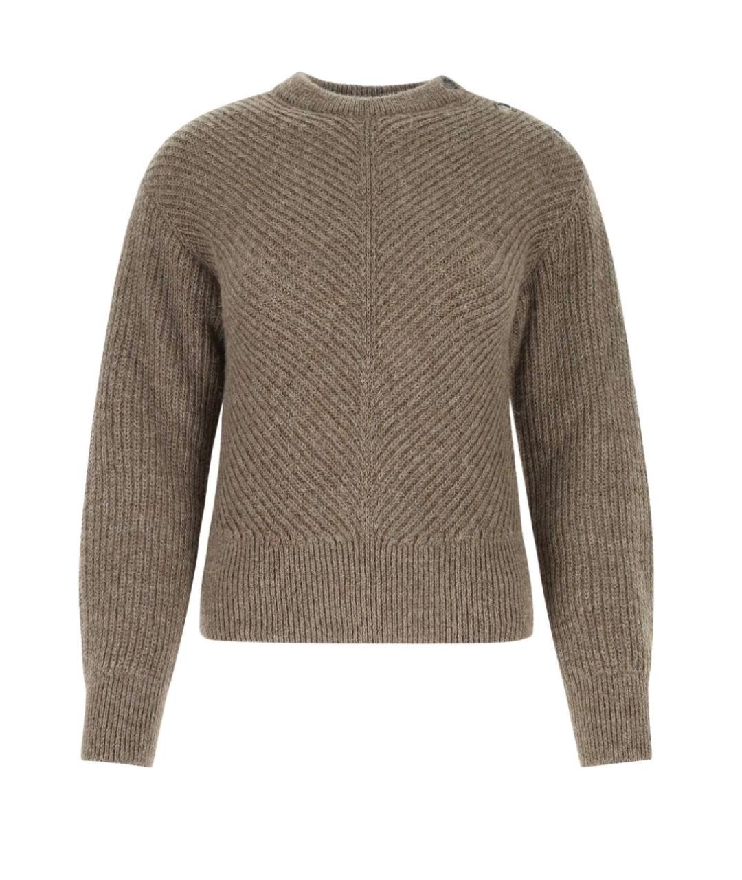 BOTTEGA VENETA Бежевый шерстяной джемпер / свитер, фото 1