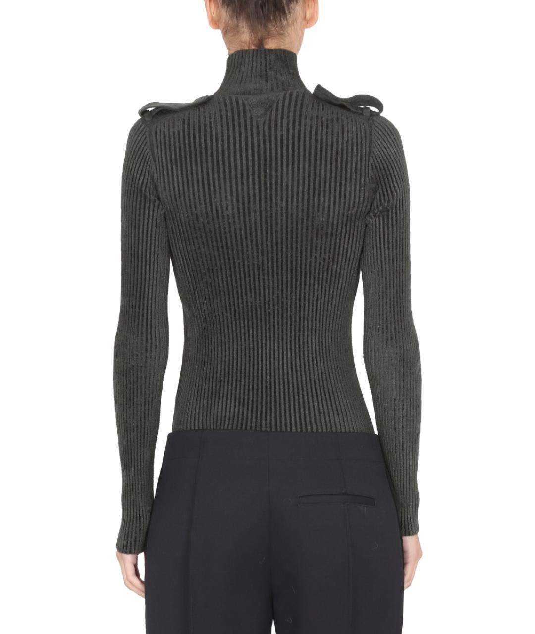 BOTTEGA VENETA Серый джемпер / свитер, фото 4