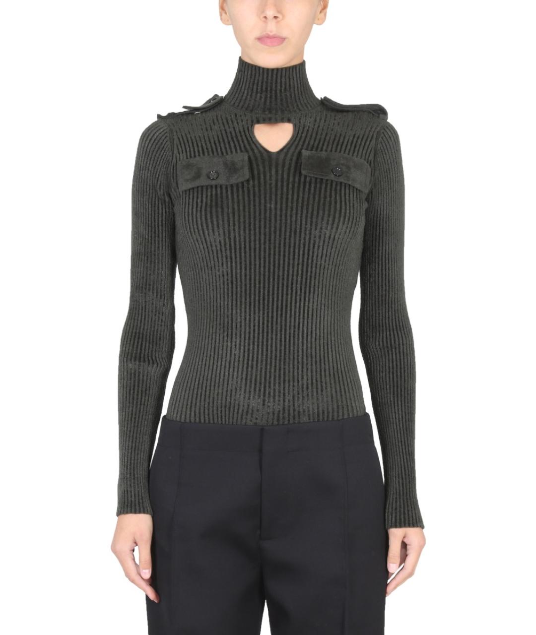 BOTTEGA VENETA Серый джемпер / свитер, фото 2