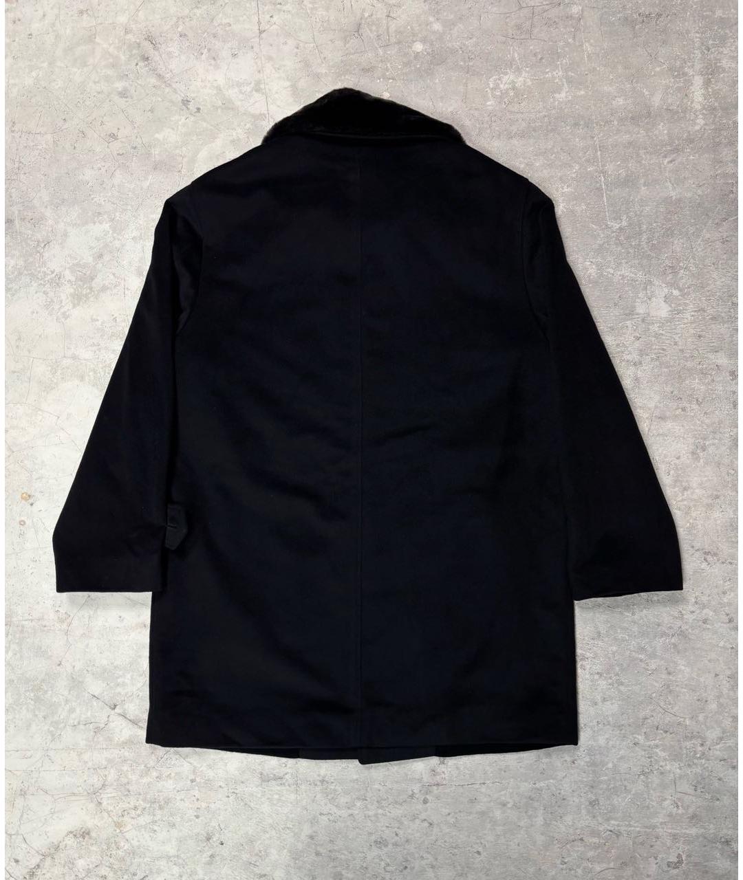 SAINT LAURENT Черная кашемировая дубленка/шуба, фото 2