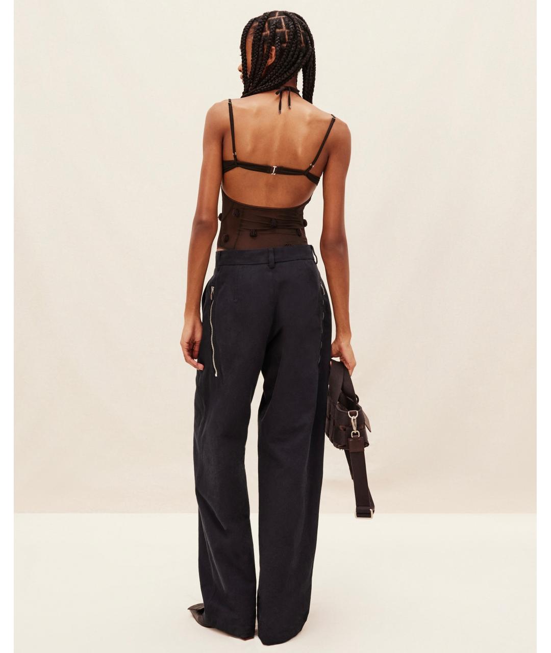 JACQUEMUS Коричневое боди, фото 3