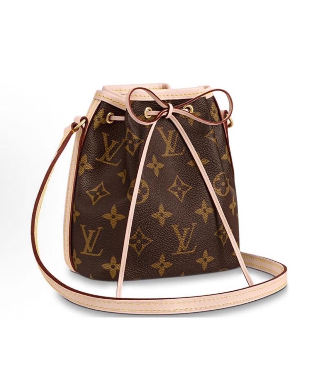 LOUIS VUITTON Коричневая сумка с короткими ручками, фото 9