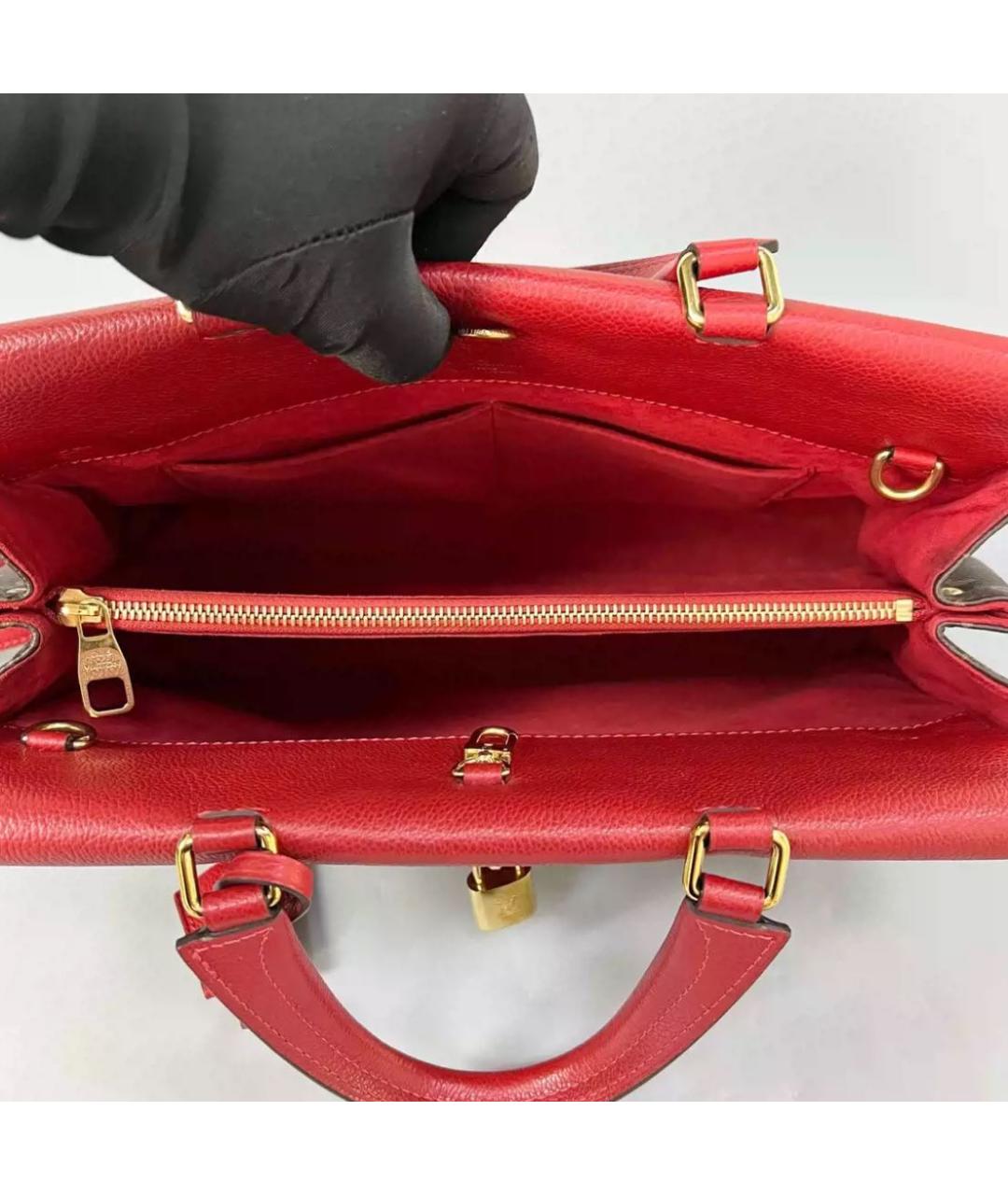 LOUIS VUITTON Коричневая сумка с короткими ручками, фото 8