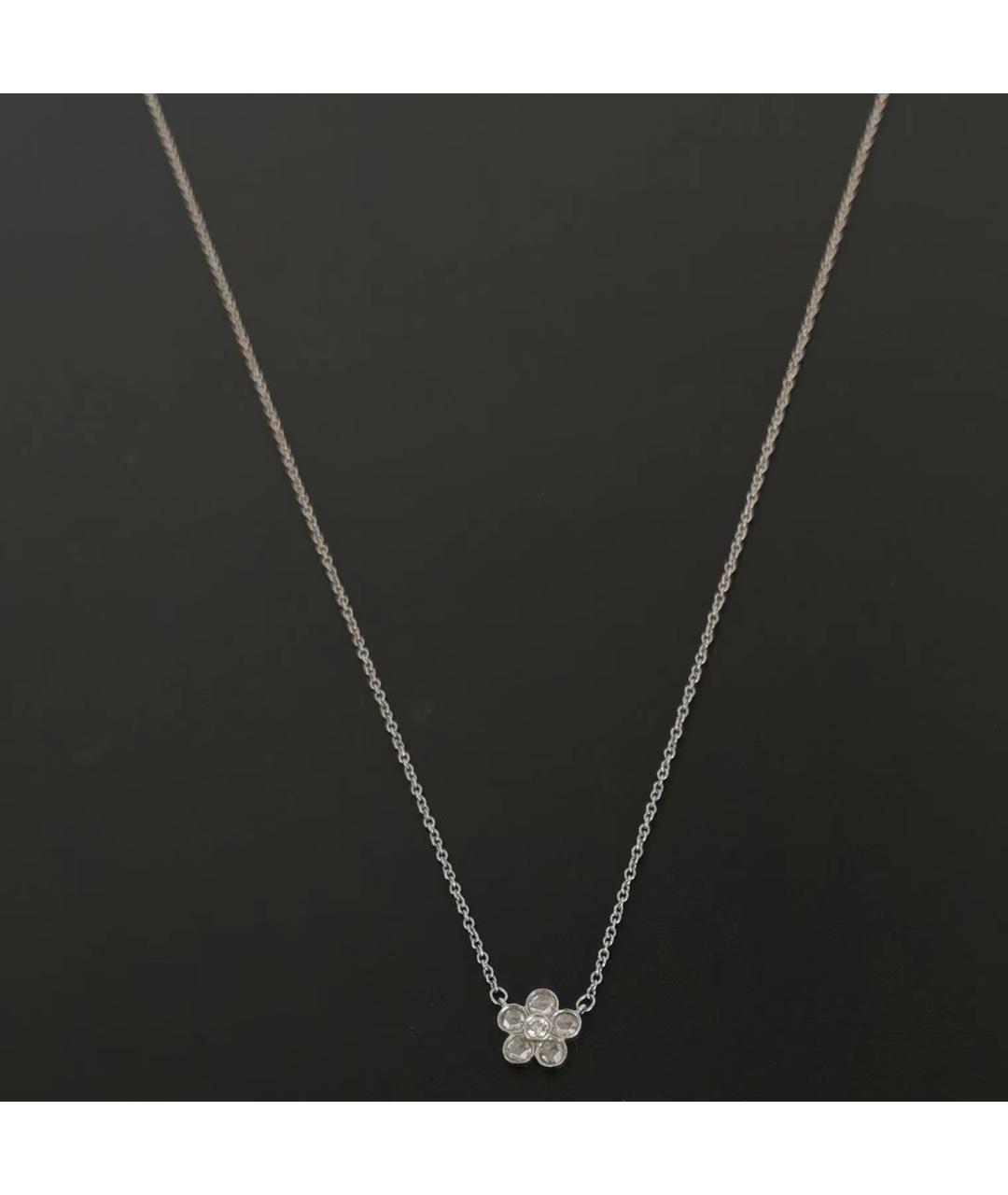 TIFFANY&CO Серебряное платиновое колье, фото 5