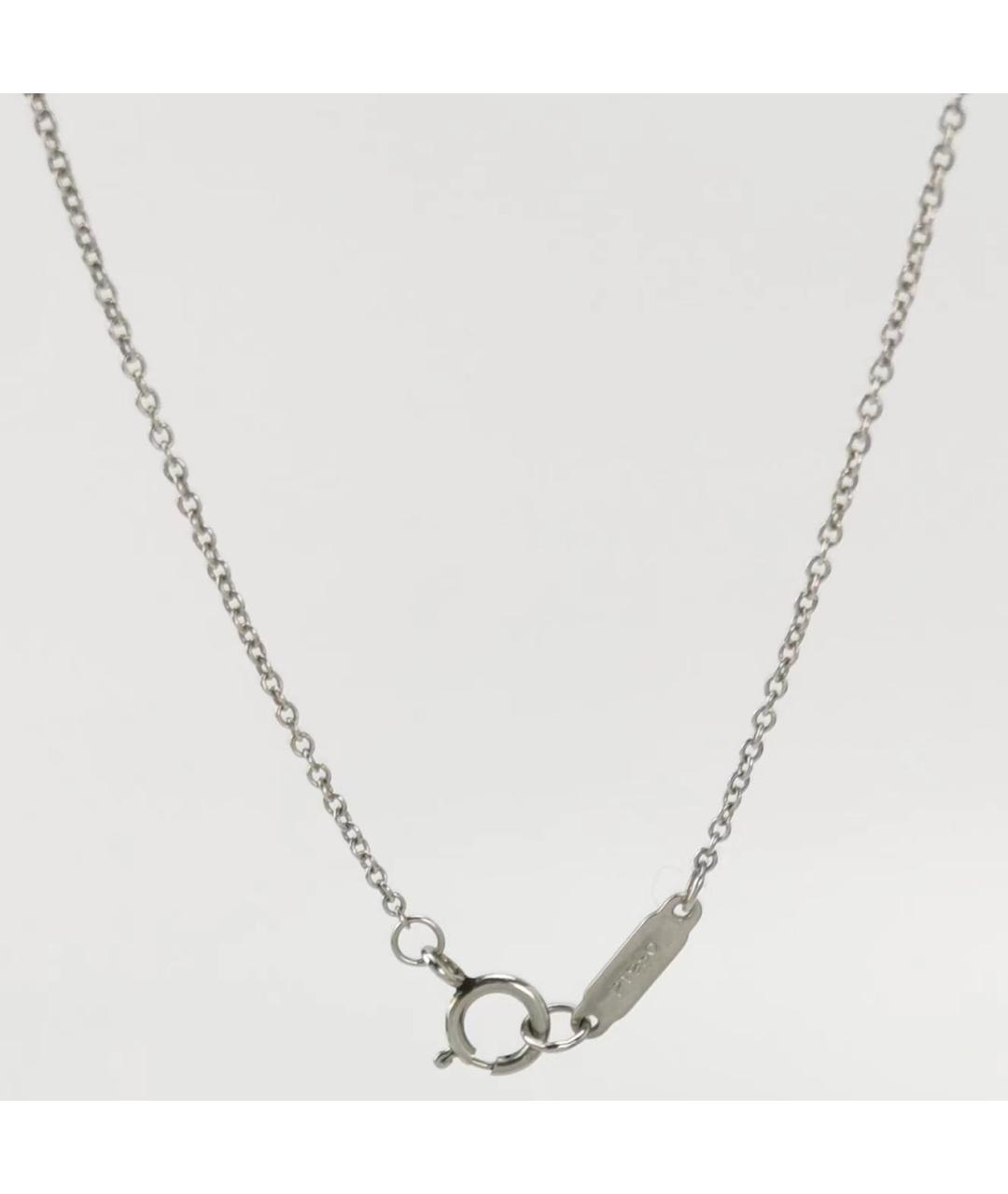 TIFFANY&CO Серебряное платиновое колье, фото 3