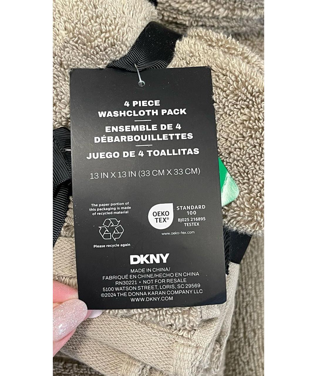 DKNY Хлопковое полотенце, фото 3