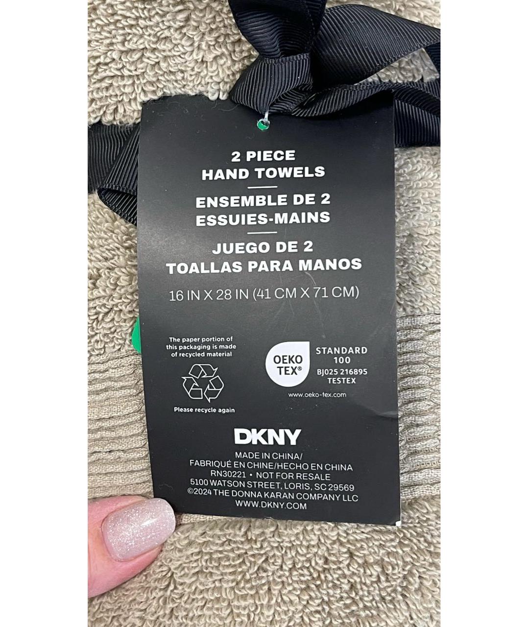 DKNY Хлопковое полотенце, фото 4