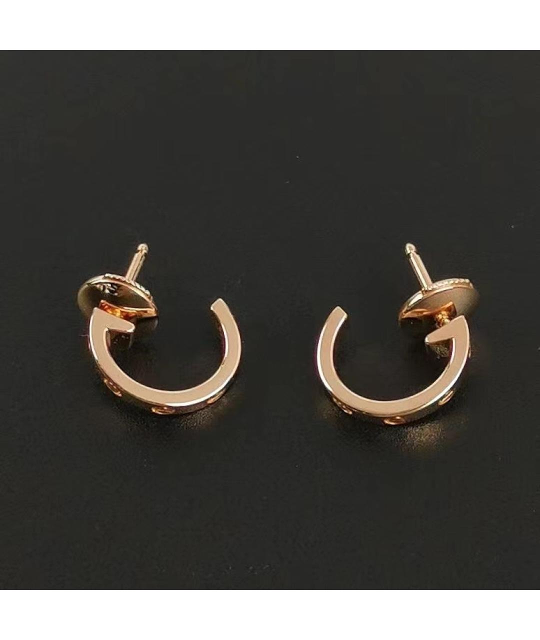 TIFFANY&CO Золотые серьги из розового золота, фото 3