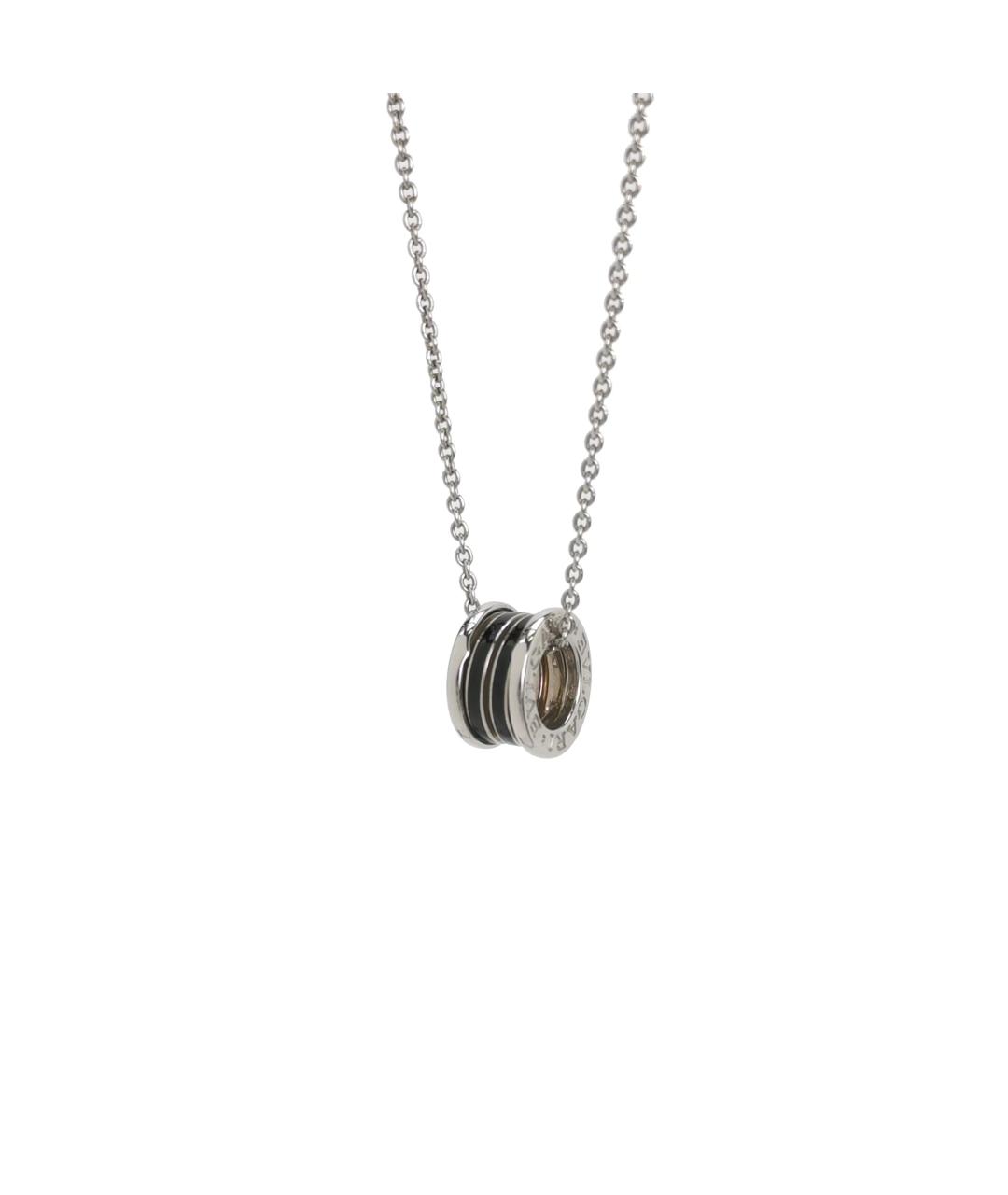 BVLGARI Черное колье из белого золота, фото 1