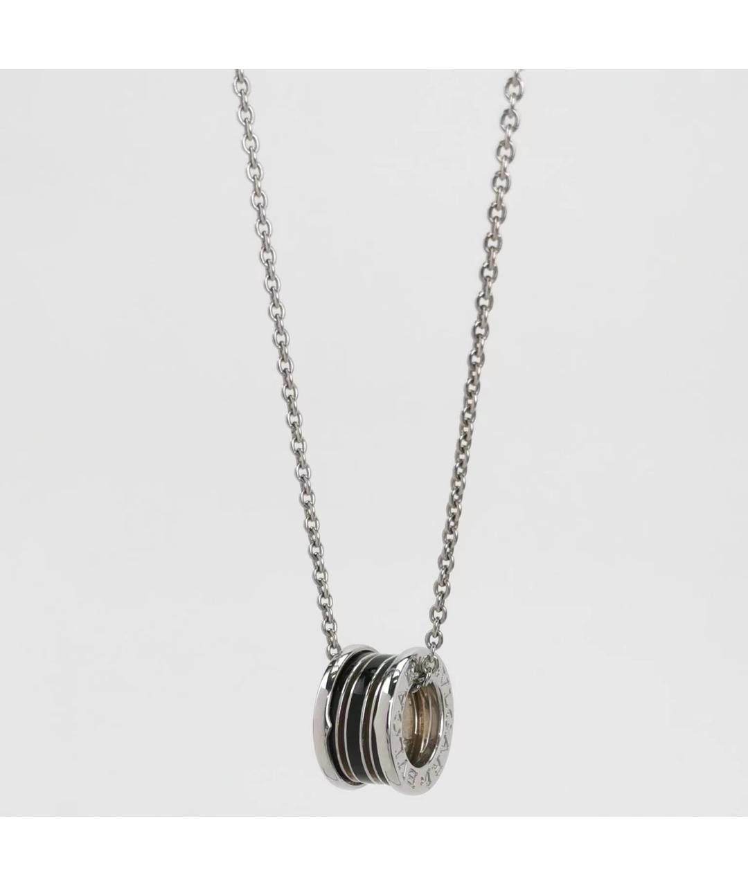 BVLGARI Черное колье из белого золота, фото 2