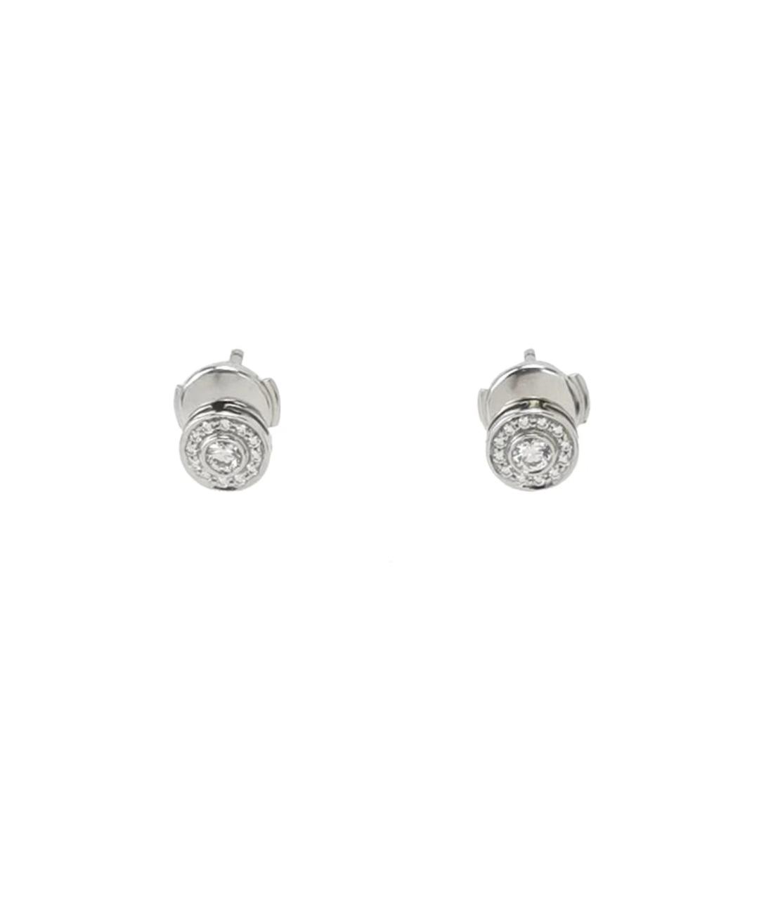 TIFFANY&CO Белые платиновые серьги, фото 1