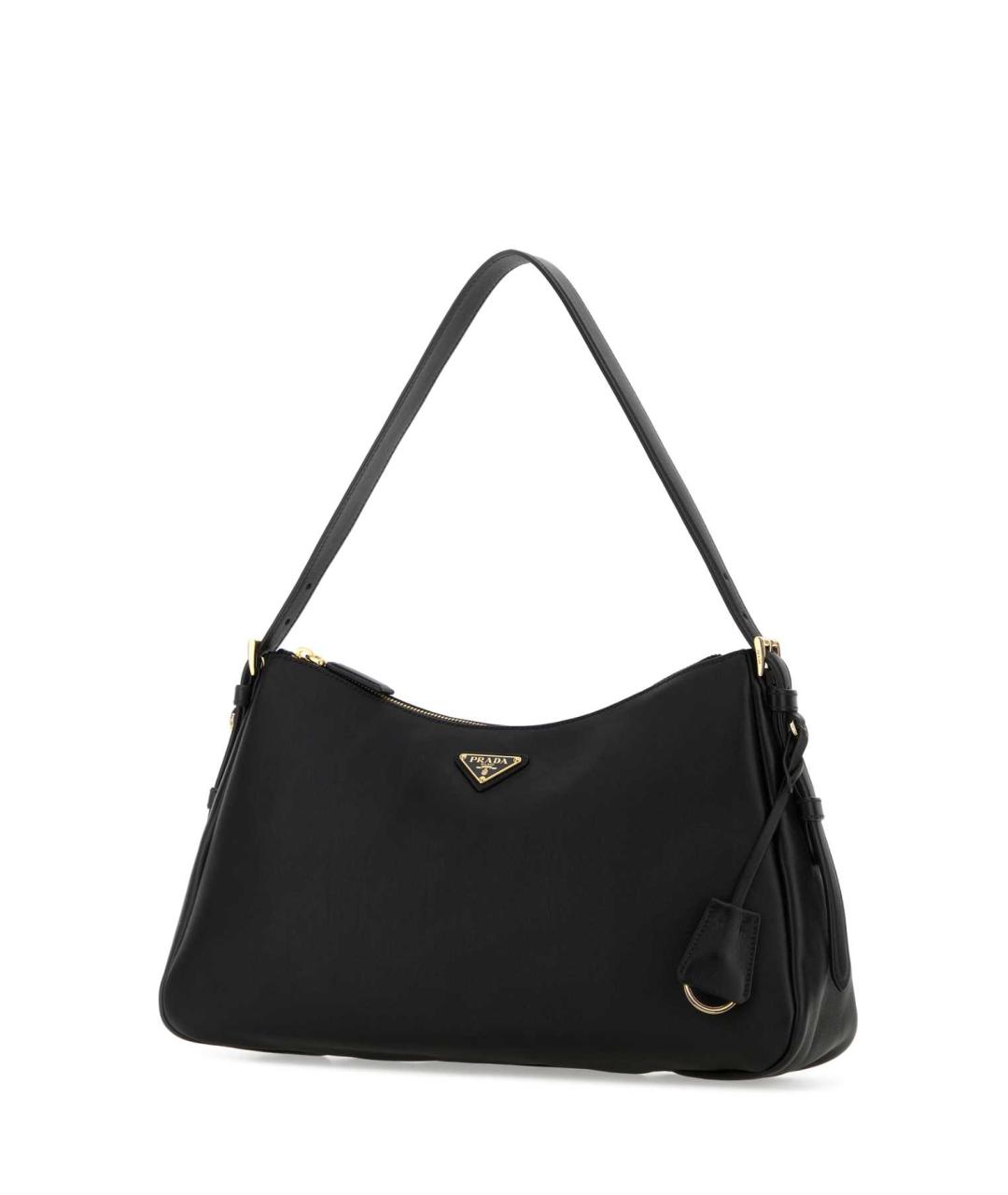 PRADA Черная кожаная сумка через плечо, фото 2