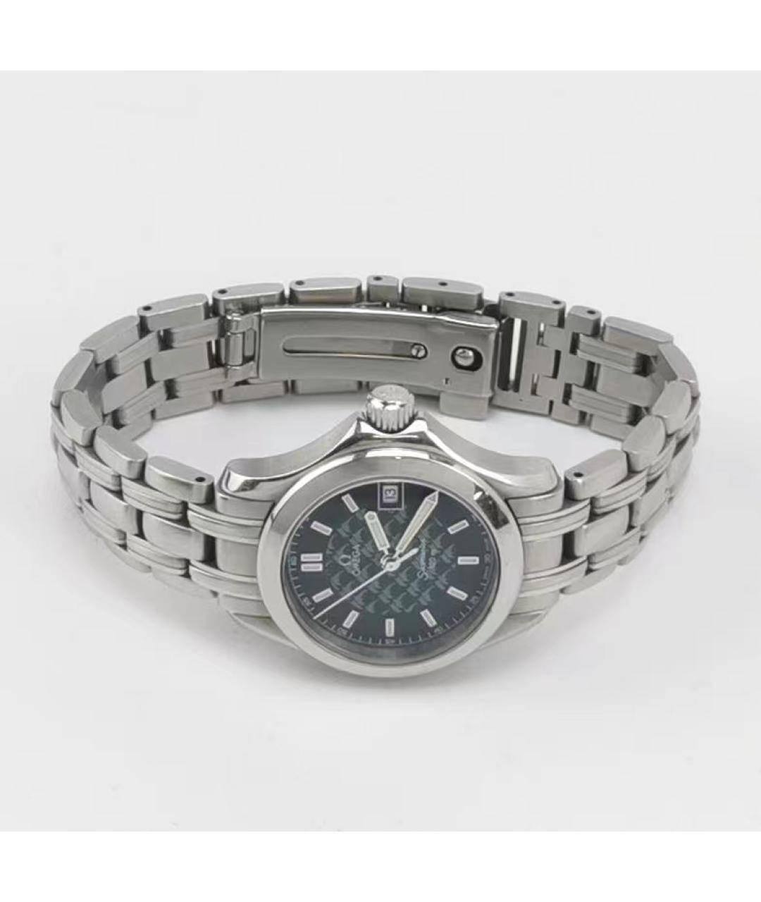 OMEGA Серебряные металлические часы, фото 3