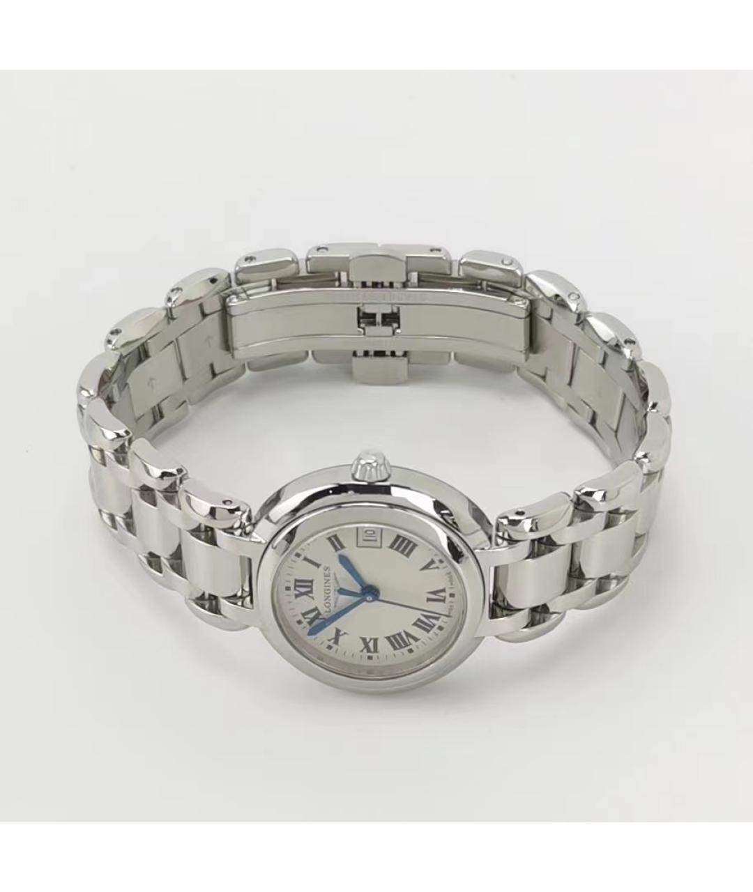 LONGINES Белые металлические часы, фото 2