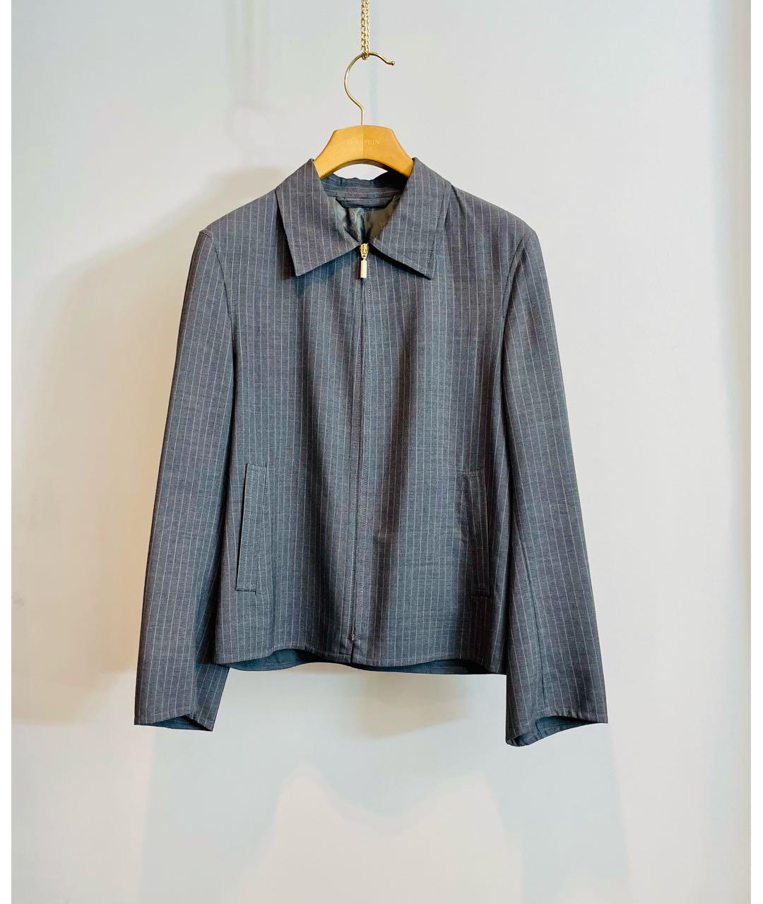 BRIONI Серая шерстяная куртка, фото 7