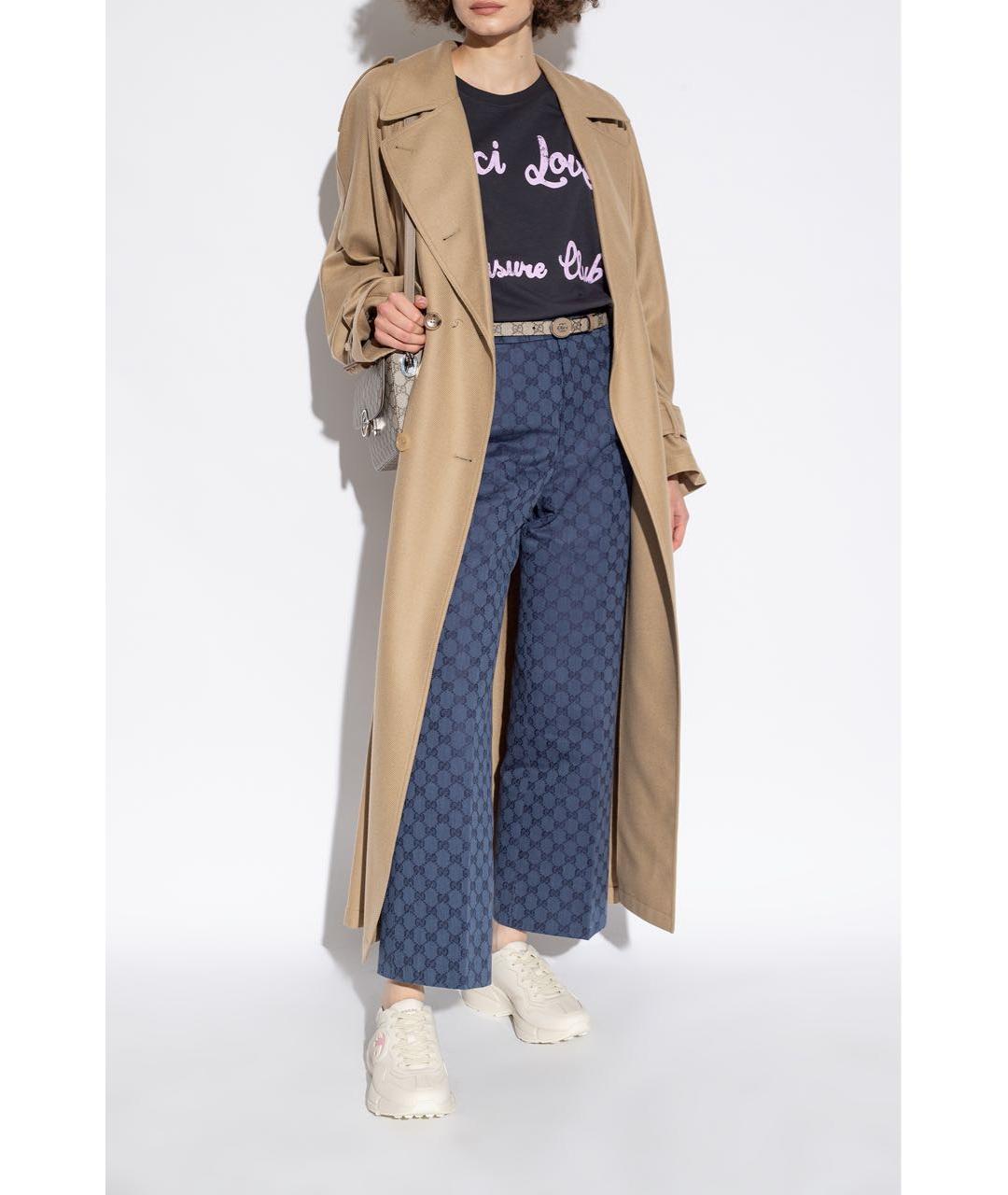 GUCCI Белые кожаные кроссовки, фото 6