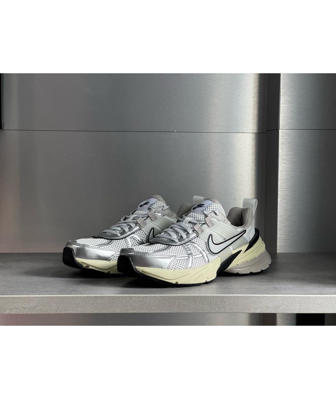 NIKE Серебряные низкие кроссовки / кеды, фото 5