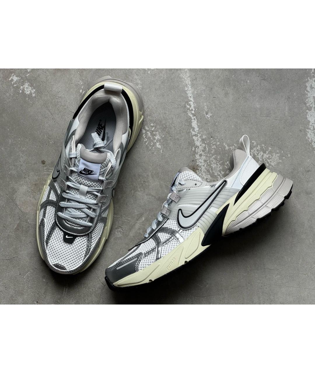 NIKE Серебряные низкие кроссовки / кеды, фото 6