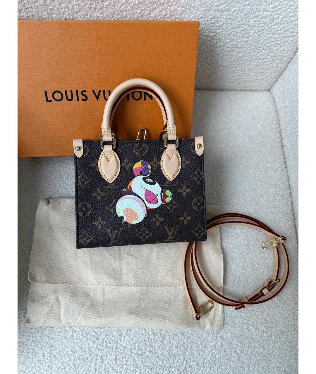 LOUIS VUITTON Коричневая сумка тоут, фото 3