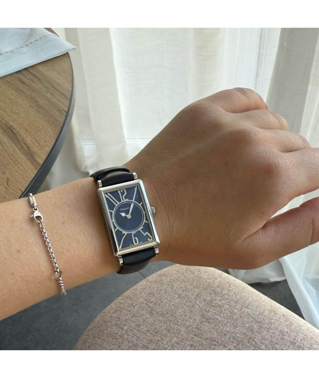 TIFFANY&CO Темно-синие часы, фото 7