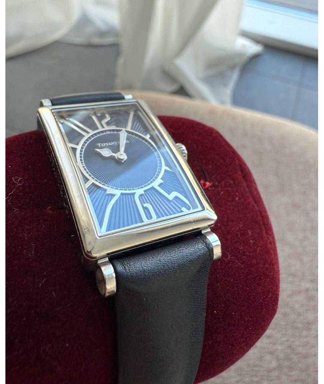 TIFFANY&CO Темно-синие часы, фото 3