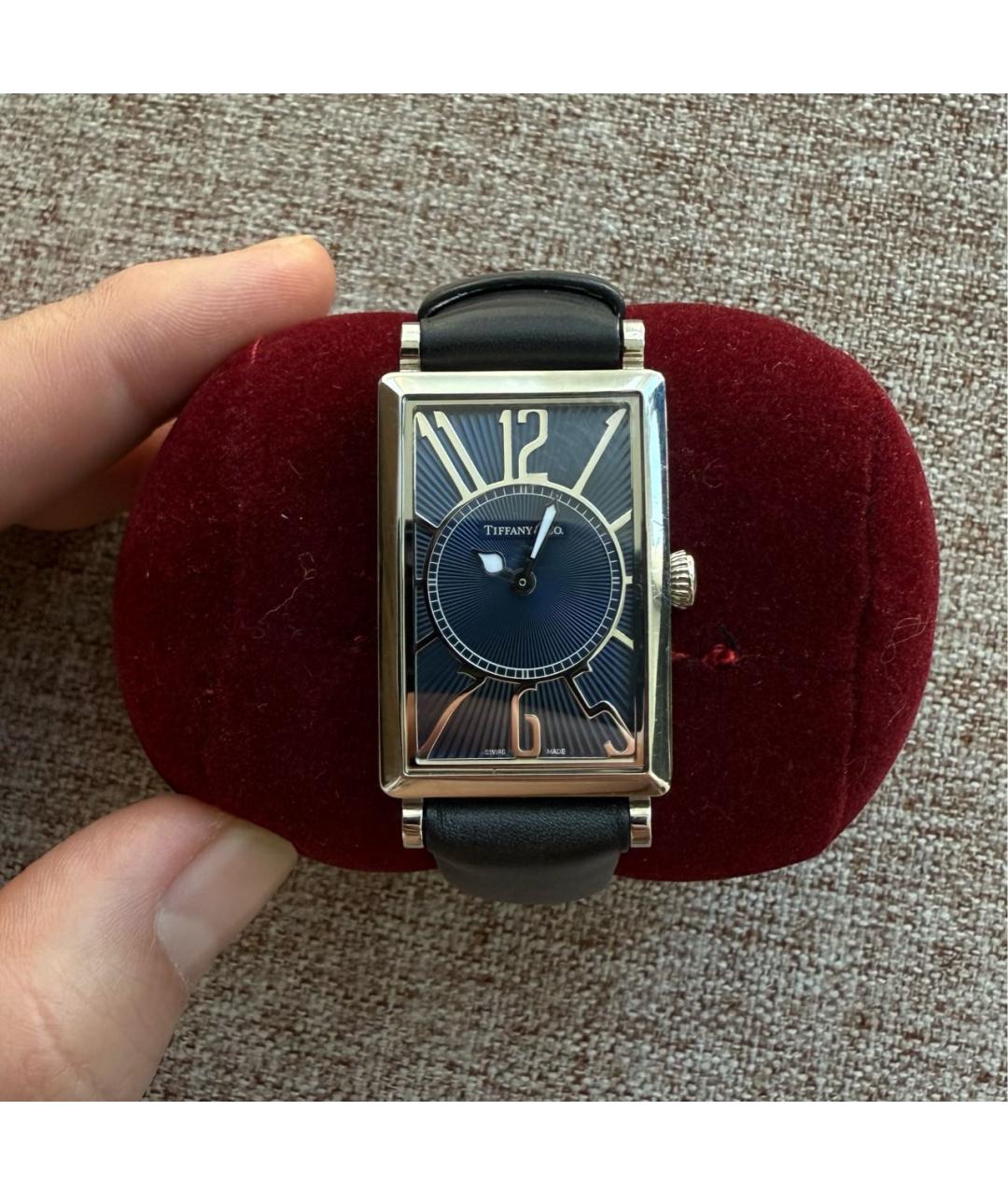 TIFFANY&CO Темно-синие часы, фото 9
