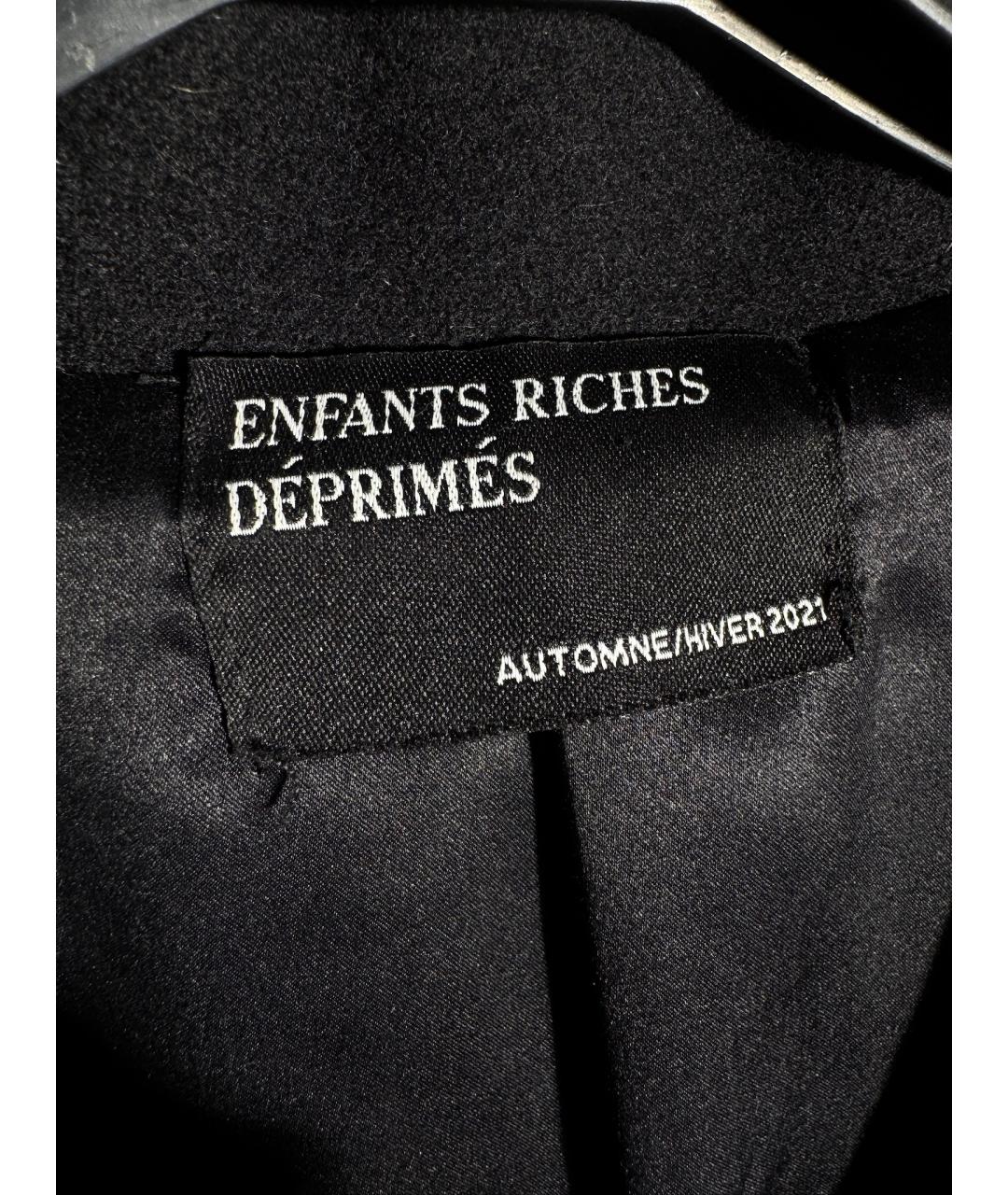 Enfants Riches Déprimés Черная шерстяная куртка, фото 8