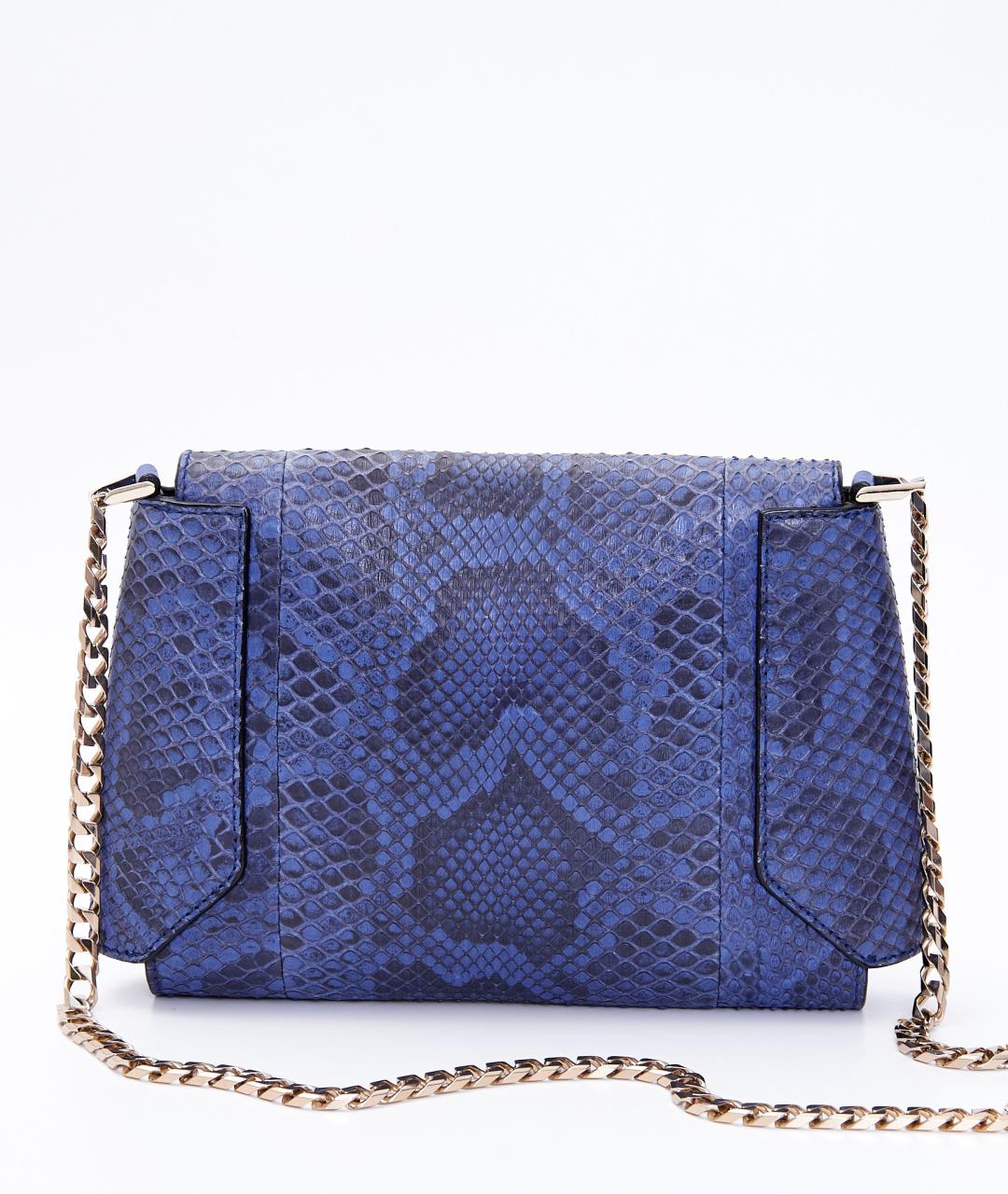 GIVENCHY Синяя сумка через плечо из экзотической кожи, фото 3