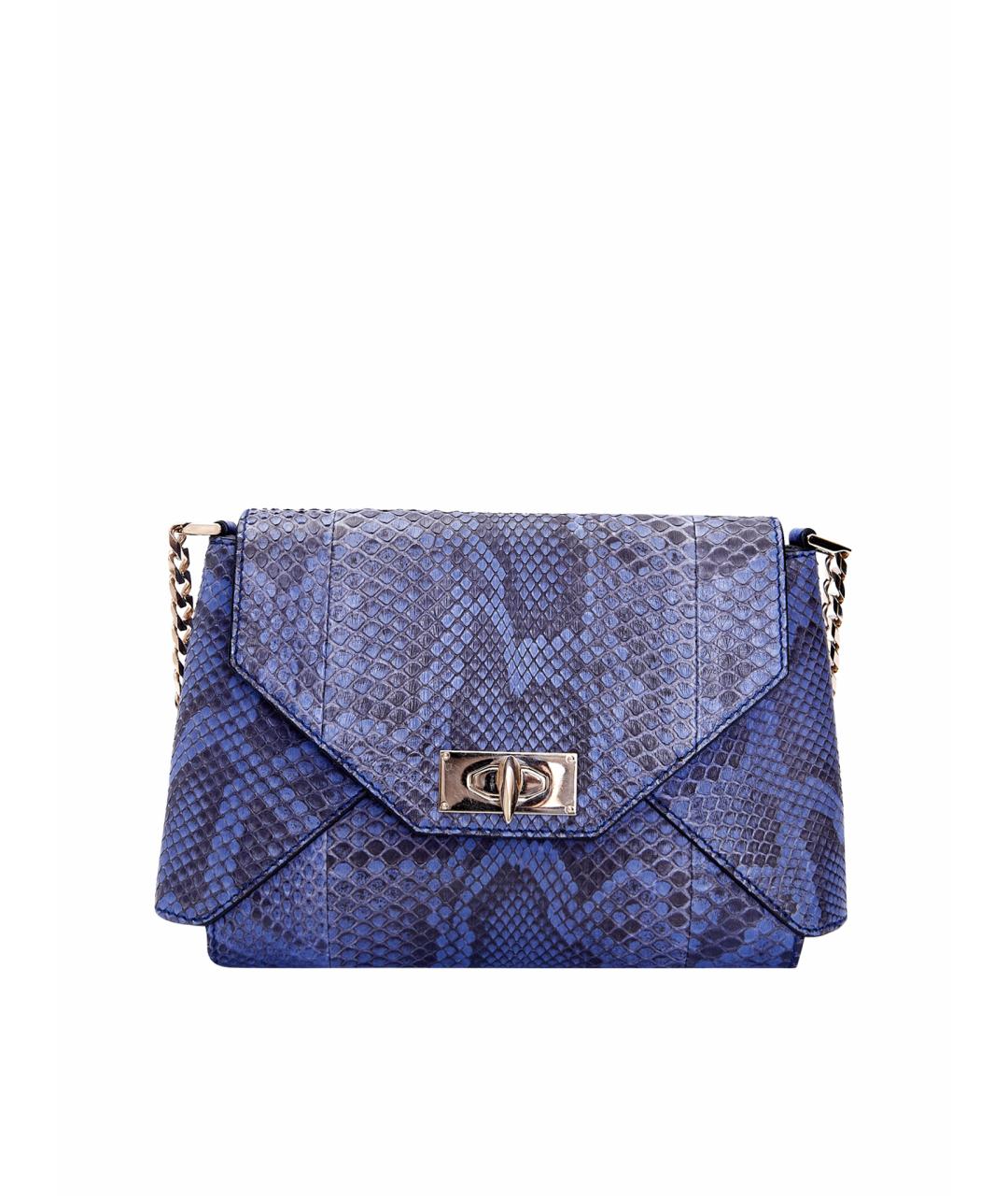 GIVENCHY Синяя сумка через плечо из экзотической кожи, фото 1