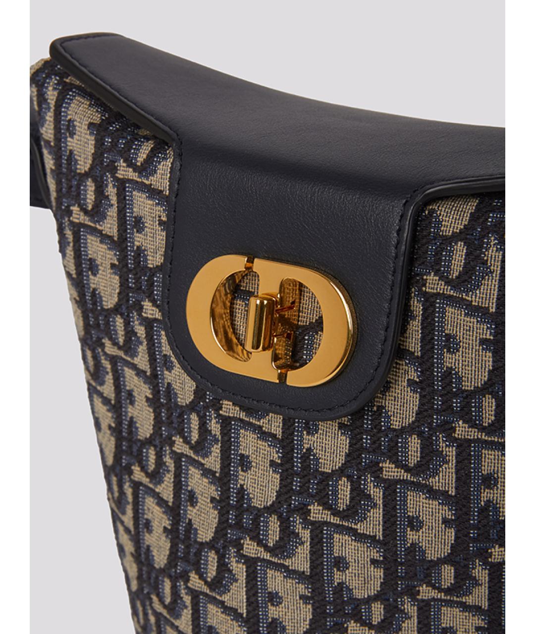 CHRISTIAN DIOR Синяя сумка с короткими ручками, фото 4