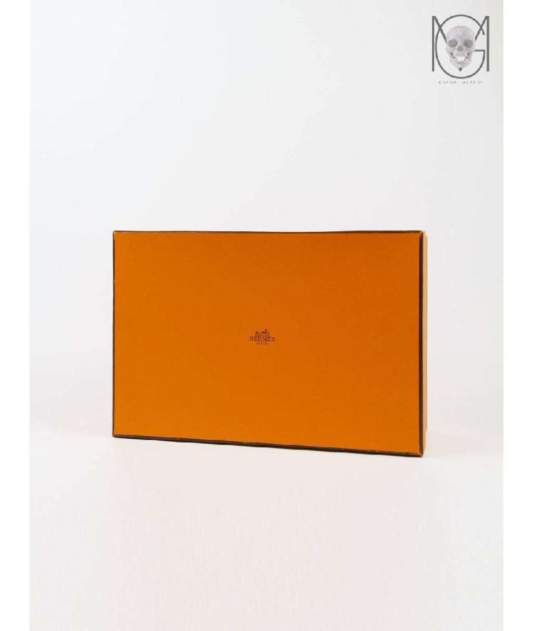 HERMES Белые кожаные сандалии, фото 9