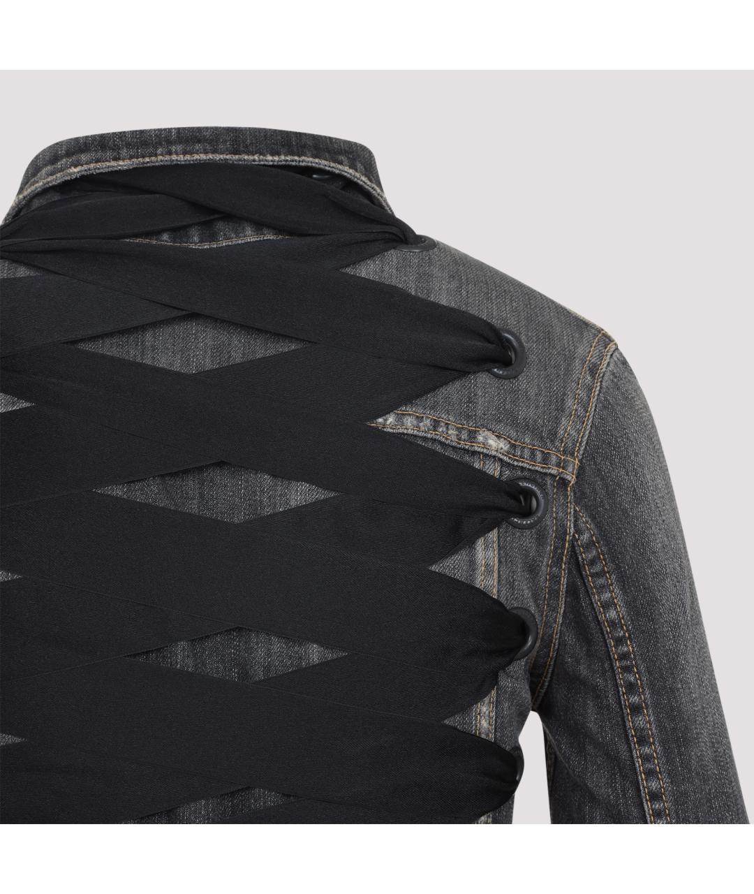 BALENCIAGA Серая хлопковая куртка, фото 3