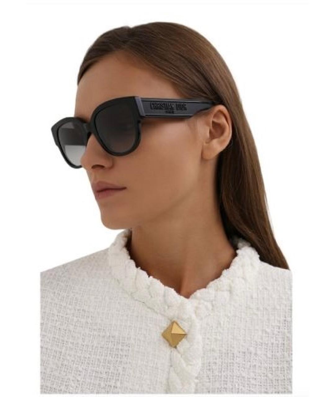 CHRISTIAN DIOR Темно-синие солнцезащитные очки, фото 4