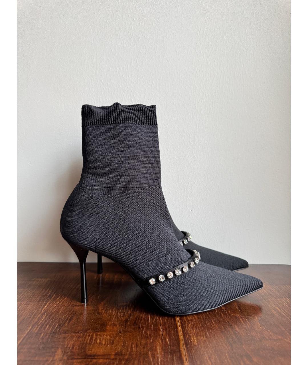 MIU MIU Черные ботфорты, фото 4
