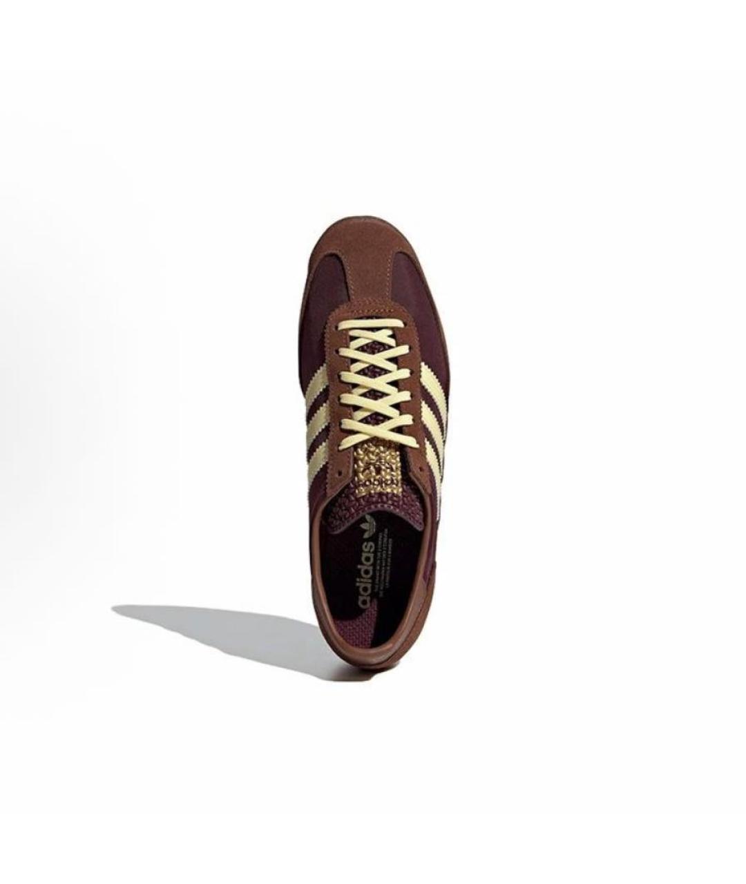 ADIDAS Коричневые замшевые кроссовки, фото 3