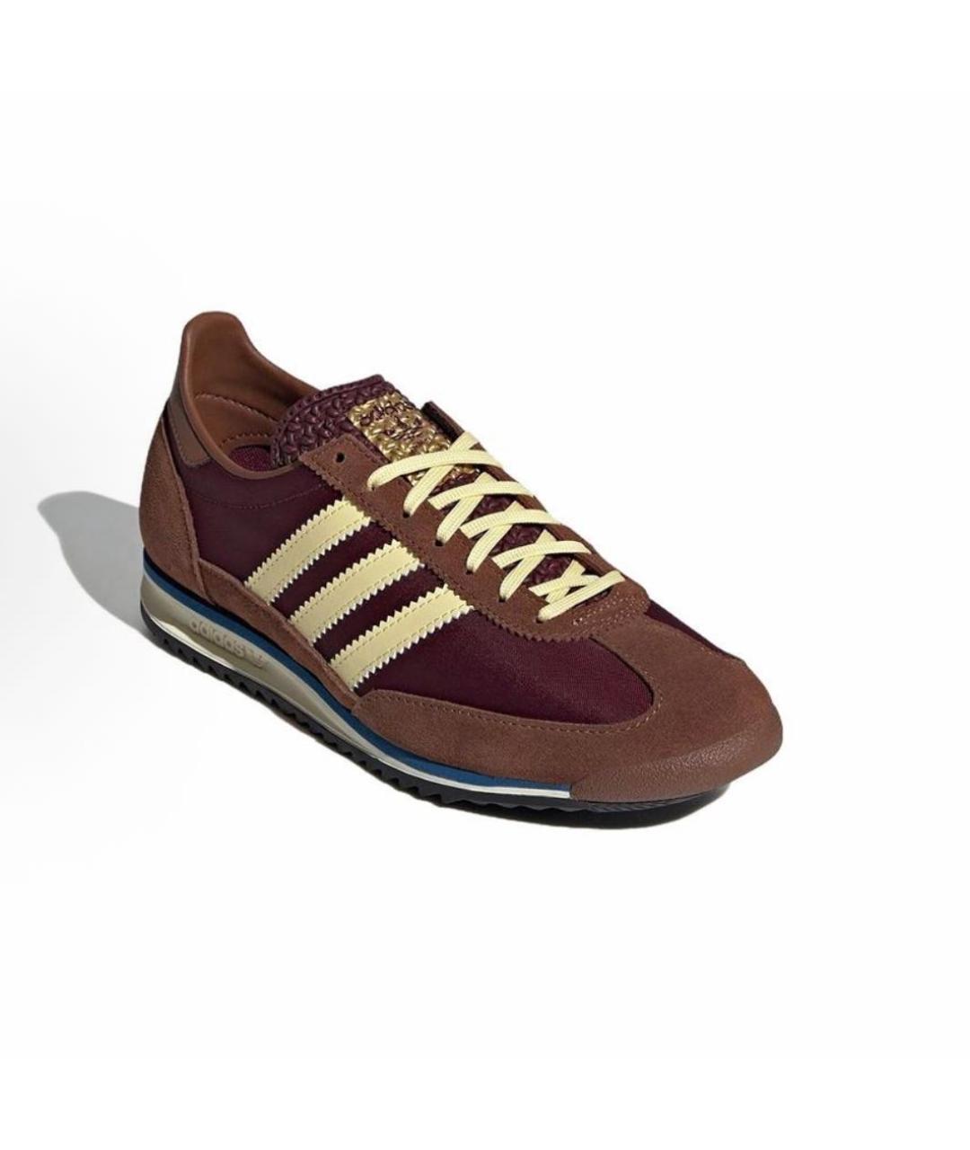 ADIDAS Коричневые замшевые кроссовки, фото 2